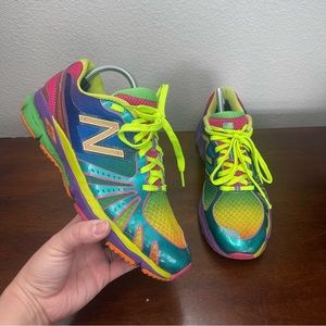 New Balance Women’s Barringer 890 Rev Lite Rainbow Running Shoes Size 9